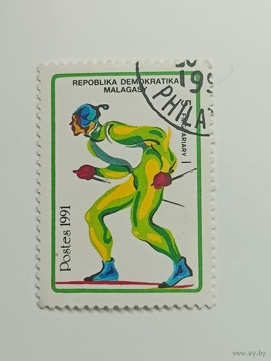Мадагаскар 1991. Зимние олимпийские игры.