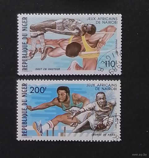 Нигер 1987 / Спорт. 2 марки