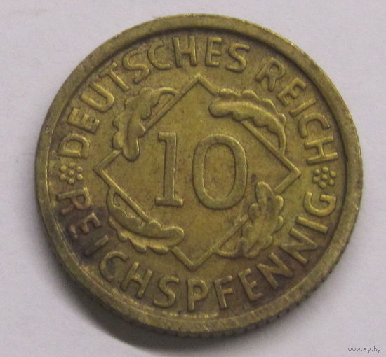 Германия 10 пфеннигов 1929 г