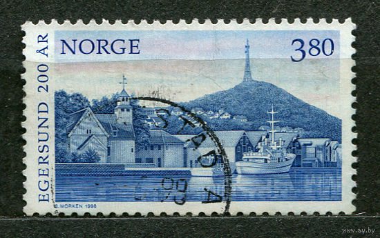 Корабли. Порт города Эгерсунд. Норвегия. 1998