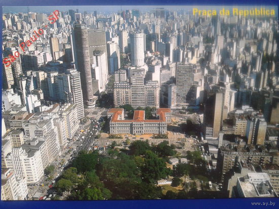 Бразилия Сан Пауло площадь Республики