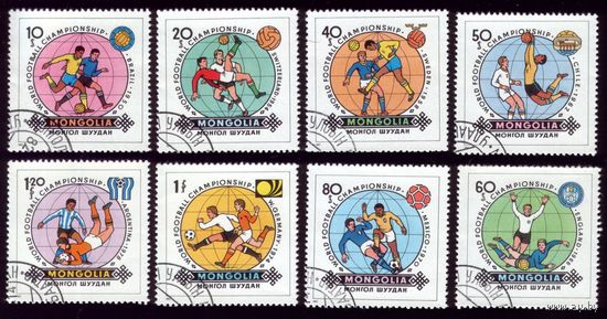 8 марок 1982 год Монголия Футбол 1467-1474