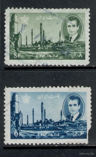 Иран /1966/Шах Мохаммед Рези Пехлеви. /2 марки