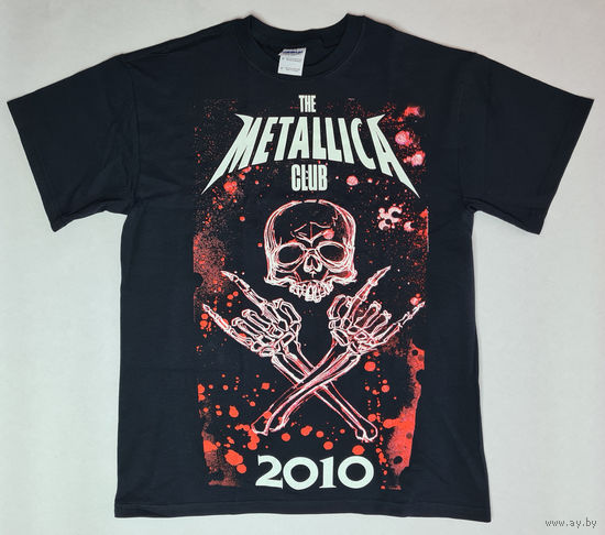 Футболка Metallica Metclub 2010 года (неношеная) размер М