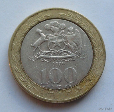 Чили 100 песо. 2009