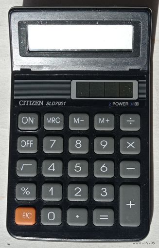 Калькулятор Citizen SLD7001 неисправный