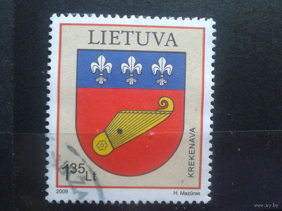 Литва 2009 Герб города Крекенава