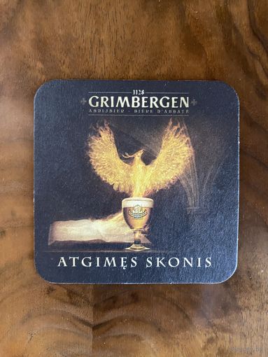 Подставка под пиво Grimbergen No 11
