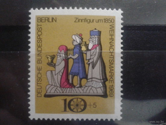 Берлин 1969 Рождество Михель-0,5 евро