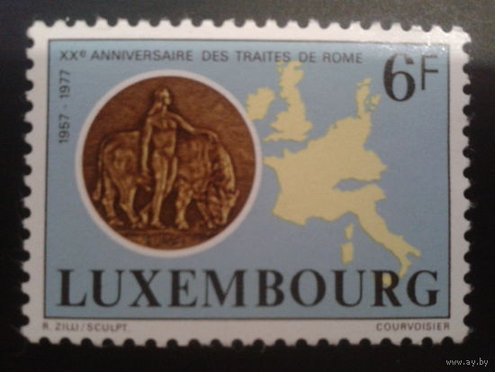 Люксембург 1977 карта Римской империи