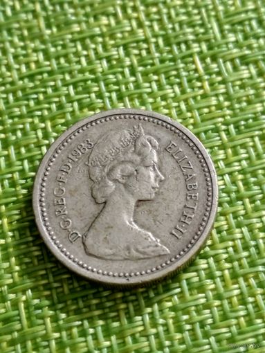 Великобритания 1 фунт 1983 г