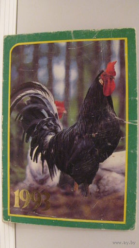 Карманный календарик. 1993 год