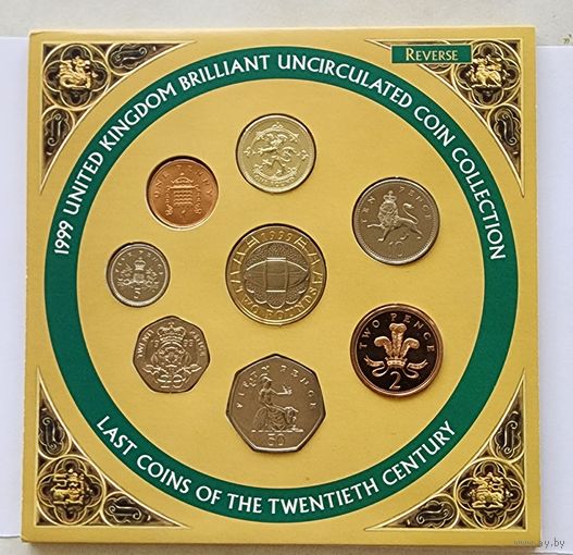 Годовой набор монет Великобритании 1999 года