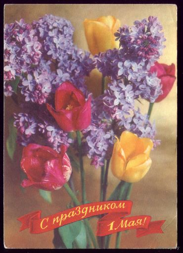 1971 год Г.Костенко С праздником 1 мая! чист