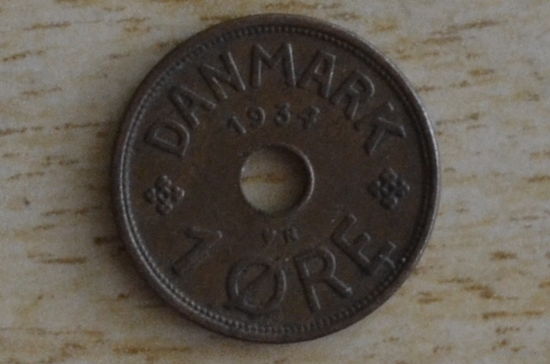 Дания 1 эре 1934