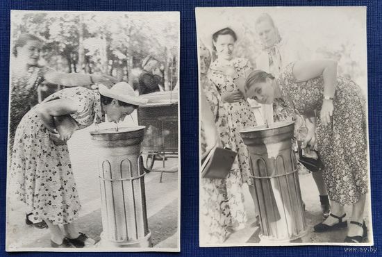 Фото из СССР. Дамы на курорте. Пятигорск. 1957 г. 8.5х12 см. Цена за 1.