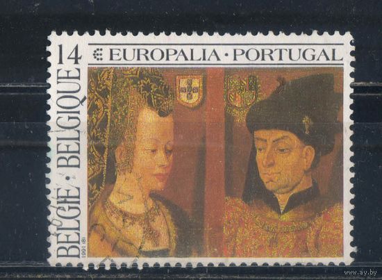 Бельгия Кор 1991 Еврофестиваль искусств Европалия 91 Португалия Изабелла Португальская и Филипп IIII Добрый #2461