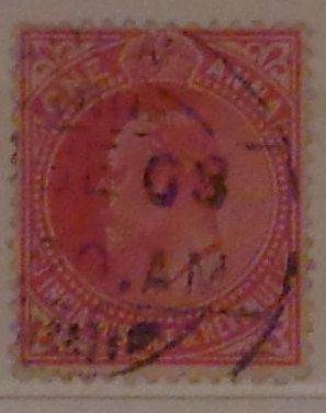 Король Эдуард VII. Индия. Колония. Дата выпуска: 1906-12-16