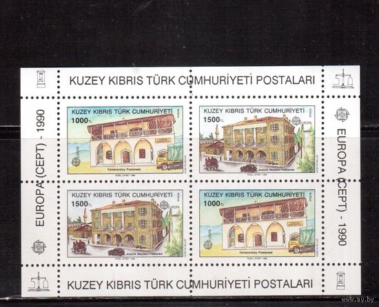 Турецкий Кипр-1990, (Мих.Бл.8)   ,** , Архитектура(каталог=20 евро)