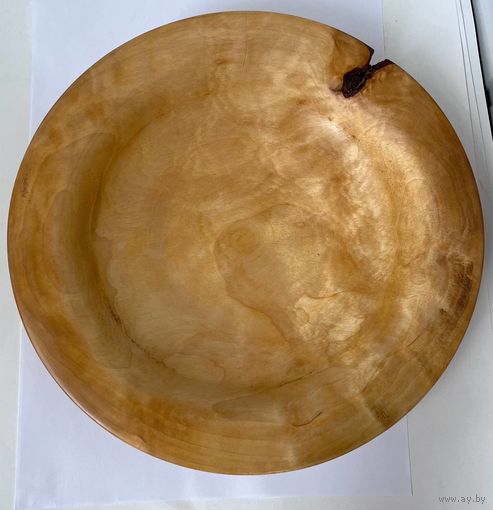 Тарелка деревянная. Сувель березы