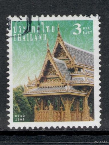 Таиланд 2003 Архитектура. Деревянный дом