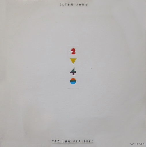 Elton John, Too Low For Zero, LP 1983