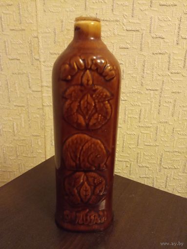 Бутылка Алтай глиняная ретро