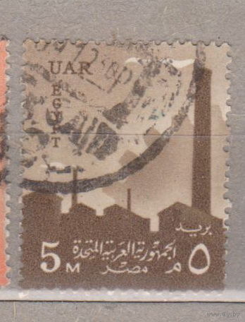 Объединённая Арабская Республика ОАР Египет 1958 год лот 16 Строительство архитектура
