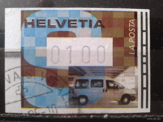 Швейцария 2001 Автоматная марка, автомобиль