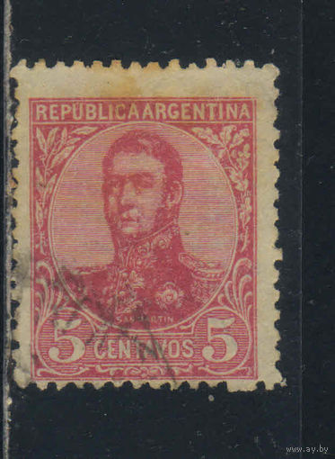 Аргентина 1908 Хосе де Сан-Мартин #126