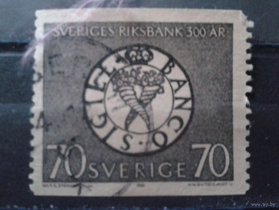 Швеция 1968 300 лет шведскому гос. банку, концевая