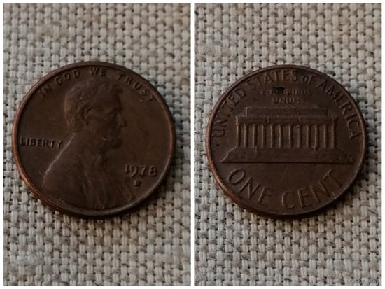 США 1 цент 1978 D/ Lincoln Cent