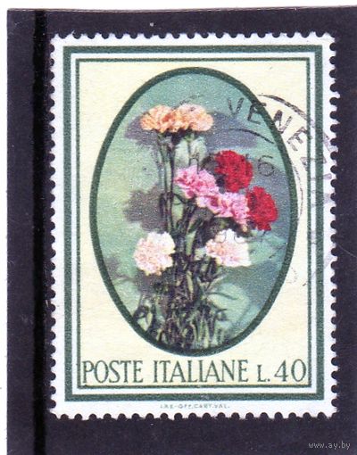 Италия. Ми-1207. Цветы. 1966.