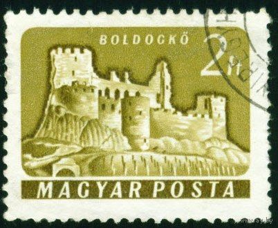Замки Венгрии 1961 год 1 марка