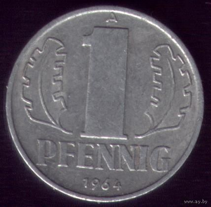 1 пфенниг 1964 год ГДР