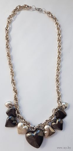 Колье. Ожерелье с шармами. Длина 45 см