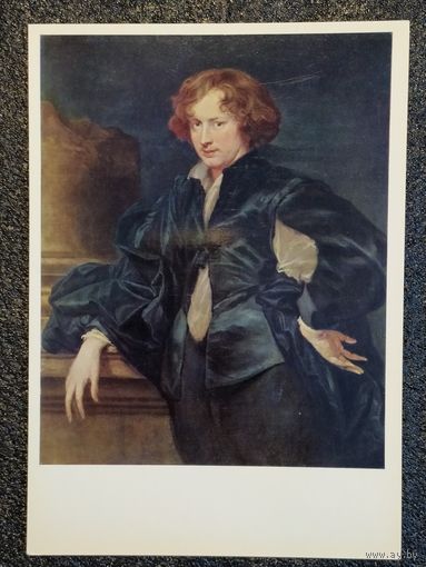 Открытка Антонис ван Дейк. 1599 – 1641. Автопортрет. Конец 1620-х гг. Государственный Эрмитаж.