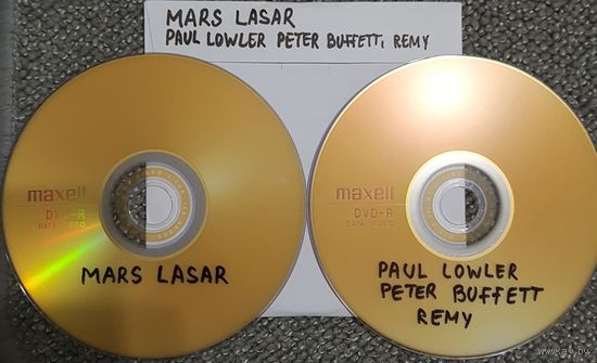 DVD MP3 дискография Mars LASAR, Paul LAWLER, Peter BUFFETT, REMY - 2 DVD