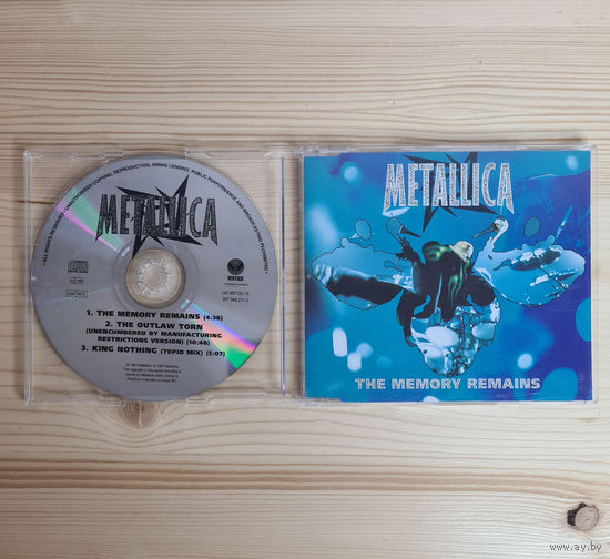 Metallica - The Memory Remains (CD, UK & Europe, 1997, лицензия) MADE IN UK
