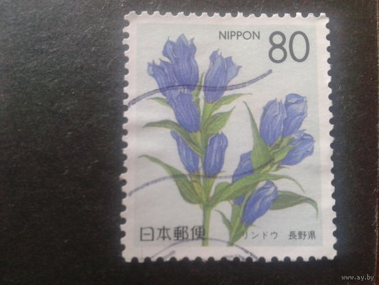 Япония 1996 цветы Mi-1,4 евро гаш.