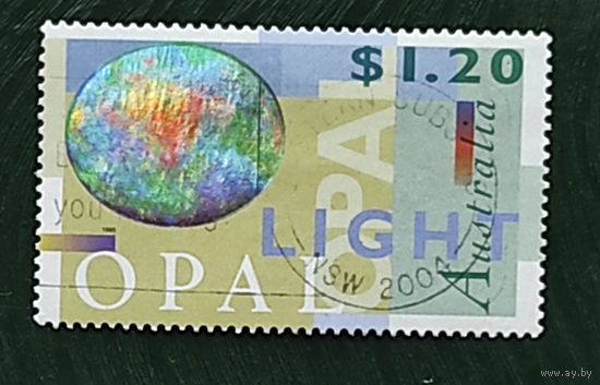 Австралия, 1м опаловый свет, объемное изображение, гаш