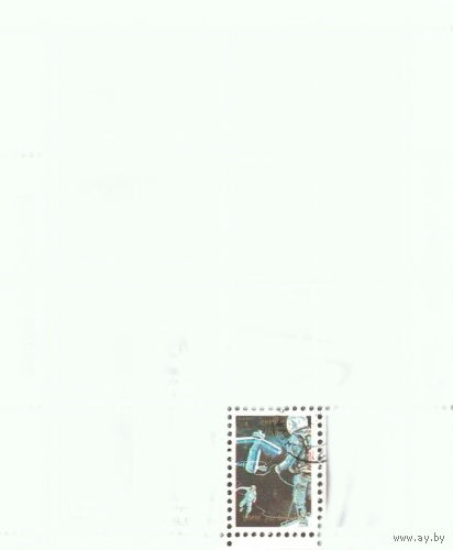 Космос Авиапочта- Путешествие На Луну  Умм-эль-Кайвайн ОАЭ 1972 год лот 1027 с нижнем полем
