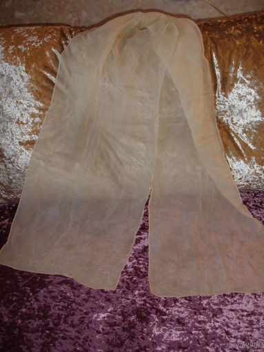 Платок шаль женская 70-80 гг размер 33 см х 175 см