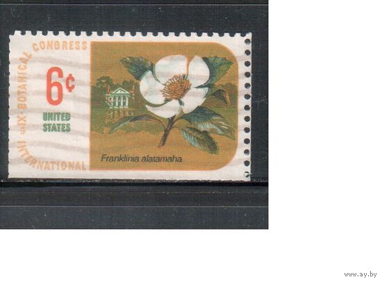 США-1969, (Мих.989) , гаш. , Флора, Цветы,