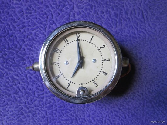 Автомобильные часы АЧГ (ГАЗ-51 и т.п.) СССР. Рабочие, 12 вольт