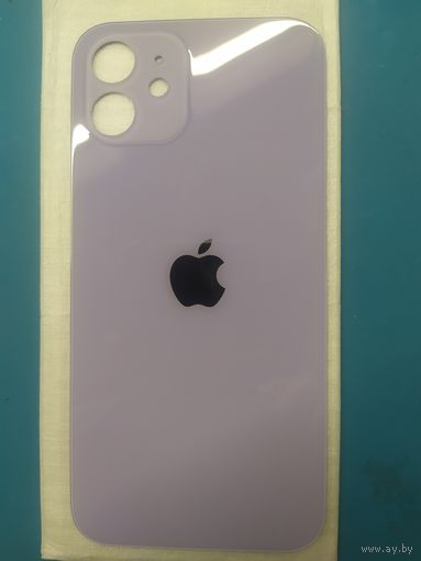 Задняя крышка для Iphone 12 фиолетовая ориг.