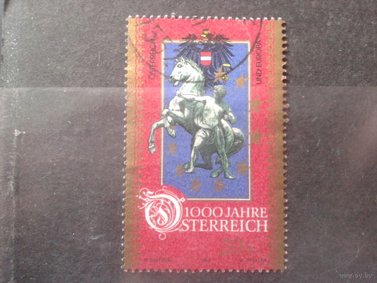 Австрия 1996 1000 лет Австрии, герб  Михель-2,8 евро гаш