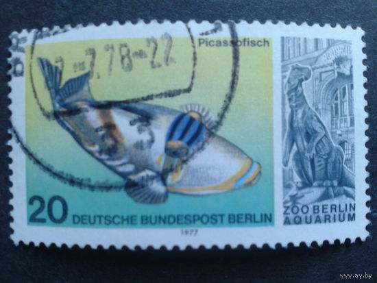 Берлин 1977 ископаемая фауна Михель-0,6 евро гаш.