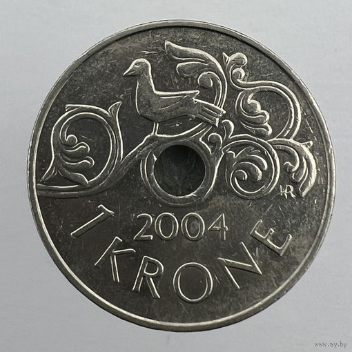 1 крона (krone) 2004 г. "Норвегия"