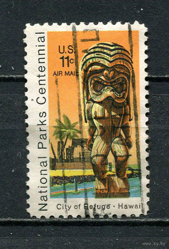 США - 1972 - Национальные парки - [Mi. 1067] - полная серия - 1 марка. Гашеная.  (Лот 38Dd)